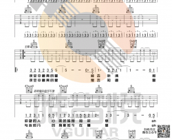 夜空中最亮的星吉他谱-逃跑计划-G调指法-简单弹唱谱