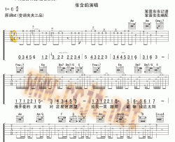 想唱就唱吉他谱 C调简单版-张含韵