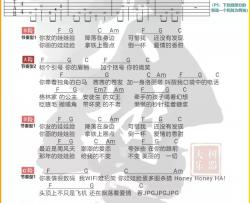 后弦《娃娃脸》吉他谱(C调)-Guitar Music Score