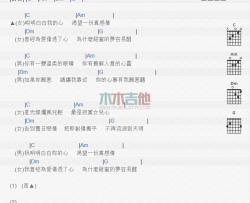 成龙,陈淑桦《明明白白我的心》吉他谱-Guitar Music Score