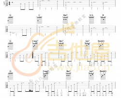 《你好陌生人》吉他谱_任然_G调弹唱六线谱