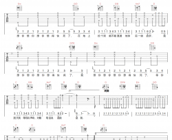 想你想疯了吉他谱_许一鸣_G调原版编配_吉他弹唱六线谱