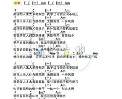 王梓钰,音阙诗听《人美路子野》吉他谱(C调)-Guitar Music Score