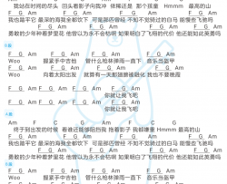 胡梦周《驰Timelapse》吉他谱(C调)-Guitar Music Score