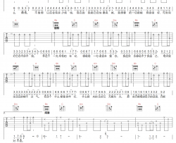 一无所有的年纪吉他谱 侯泽润 F调弹唱六线谱