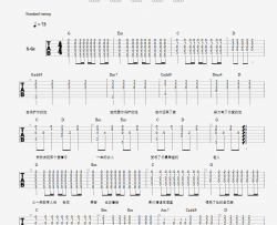 黄勇《男人花》吉他谱-Guitar Music Score