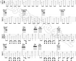 落日飞车《我是一只鱼》吉他谱 弹唱教学视频 鹤鸣吉他教室