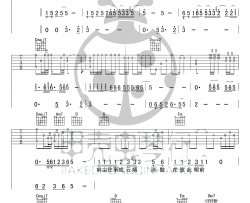 吻别吉他谱_张学友_G调指法原版编配_吉他弹唱六线谱