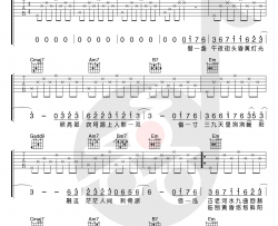 借吉他谱 G调简单版_小磊吉他教室编配_毛不易