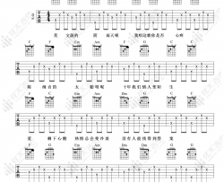 《怎么唱情歌》吉他谱-刘惜君-C调弹唱六线谱-高清图片谱