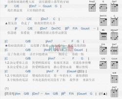 手机留言_吉他谱_光良
