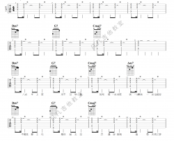 恋爱困难少女吉他谱 G调女生版_凡凡吉他教室编配_ChiliChill