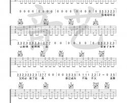 体面吉他谱_于文文_C调和弦指法版吉他弹唱谱