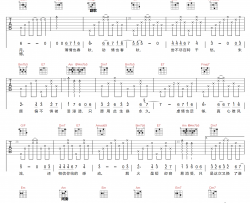 寄长月吉他谱_不才_C调指法原版编配_吉他弹唱六线谱