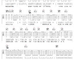 往日情吉他谱_广东余丰_C调指法原版编配_吉他弹唱六线谱