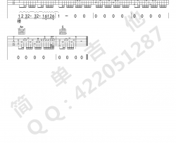 鼓楼吉他谱-赵雷-简单吉他-完美弹唱谱