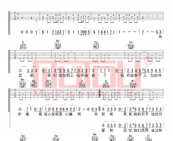 后来的我们吉他谱_五月天_G调原版编配_吉他弹唱六线谱