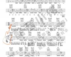 红颜如霜吉他谱_周杰伦_G调中级版六线谱_吉他弹唱教学