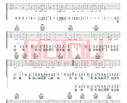 后来的我们 五月天 G调弹唱谱 吉他谱 五月天 吉他图片谱 高清