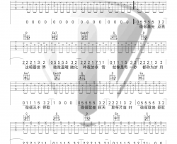 傅如乔《微微》吉他谱 傅如乔 吉他图片谱 高清