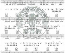 江南吉他谱_林俊杰_《江南》G调原版六线谱_吉他弹唱教学