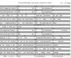 James,Wendt《Love Is Growing 蜂蜜与四叶草插曲 》吉他谱-Guitar Music Score