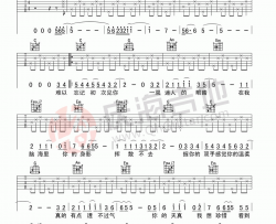 情非得已吉他谱 C调 简单版 庾澄庆