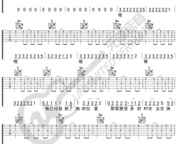 小人物吉他谱 赵雷 C调弹唱谱