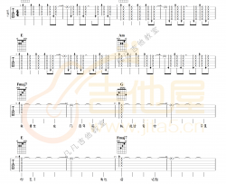 《爱人错过》吉他谱_告五人_C调弹唱六线谱