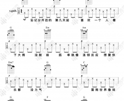 独家记忆吉他谱_陈小春_C调指法简单版_吉他弹唱六线谱