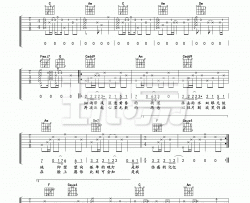 喜欢你吉他谱_邓紫棋翻唱版_C转D调版吉他弹唱谱