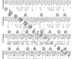 谢春花《桥下》吉他谱_C调_弹唱教学视频