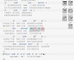 陶喆《无缘》吉他谱-Guitar Music Score