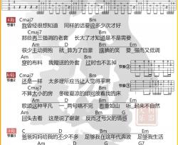 李荣浩《爸爸妈妈》吉他谱(G调)-Guitar Music Score