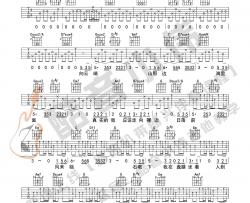 向云端吉他谱_黄绮珊_G调版吉他谱附教学视频