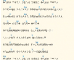 仰世而来吉他谱_金沙/白冰/叮当_吉它和弦伴奏谱