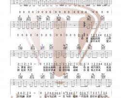 如愿吉他谱_王菲_G调指法吉他弹唱谱