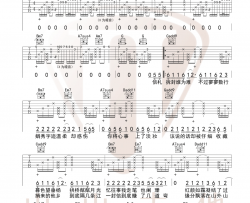 周杰伦《周杰伦《红颜如霜》》吉他谱 G调指法原版编配 民谣吉他弹唱六线谱