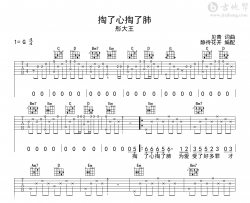 掏了心掏了肺吉他谱_彤大王_G调弹唱谱