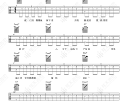 没有意外吉他谱_蔡徐坤_C调简单版六线谱_吉他弹唱谱