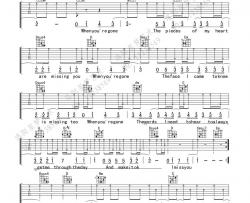 Avril《When You’re Gone》吉他谱-Guitar Music Score