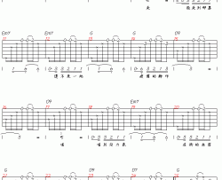 街角的GUITARMAN|吉他谱|图片谱|高清|迪克牛仔