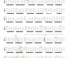 Twilight黄昏吉他谱_押尾光太郎_吉他指弹独奏版六线谱