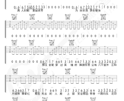 洛城吉他谱_薛之谦_C调弹唱谱_《洛城》吉他六线谱