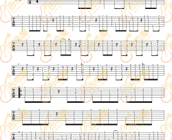 青鸟指弹吉他谱_火影忍者_独奏六线谱_吉他指弹谱