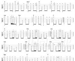 爱江山更爱美人指弹吉他谱_小阿枫_E调_吉他独奏六线谱