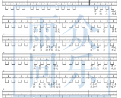 背过手吉他谱-薛之谦-C调弹唱谱-《背过手》六线谱