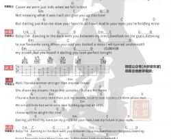 Perfect吉他谱 G调和弦谱_大树音乐屋编配_Ed Sheeran