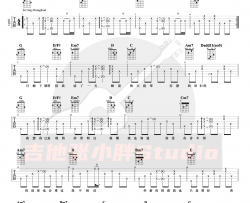 安静吉他谱_周杰伦_G转A调吉他谱附演示视频