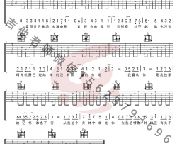 独家记忆指弹谱-陈小春-吉他独奏谱-简单指弹教学